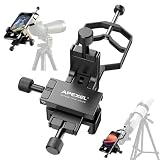 Apexel 3-Axes Adaptateur Téléscopique en Métal pour Téléphone Portable...