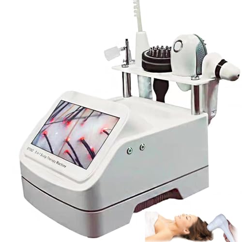 Skin Diagnostic Hair Analyzer, 5-in-1 Hair Loss Head Scalp Massager Hair Skin Analyzer Scalp Analysis Machine Hair Follicle Detector for Analyze Scalp Problems, for Use in Salon at Home