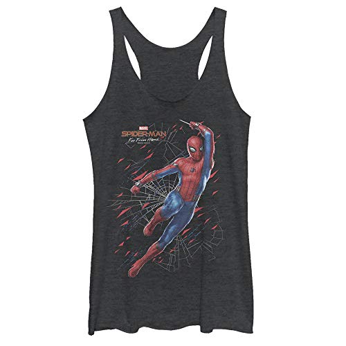 Débardeur Spider-Man Marvel pour femme haut stretch noir