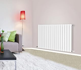 NRG Anthracite 600x612mm Horizontal Designer Radiator Single Column Flat Panel Central Heating Rads