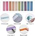 Lysas 1600pcs Morandi Sticky Tabs Page Markers, Repositionable and Writable Book Flags Index Tabs for Reading Notes, File Classification