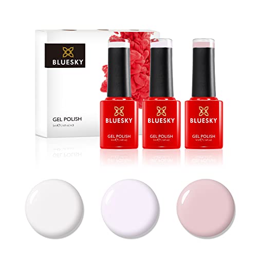 Blusky Gel Polish Mini Set - French Manicure (3 x 5 ml)