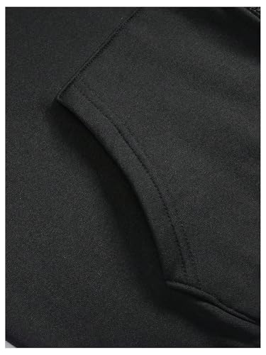 Floerns Men's Cross Print Long Sleeve Hooded Sweatshirts Street Zip Up Hoodie Jacket4