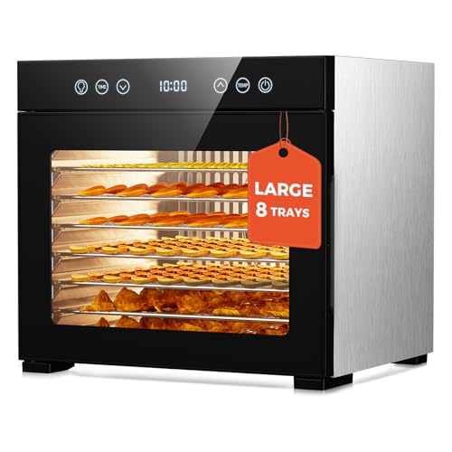 Food Dehydrator 650W 8 Stainless Trays
