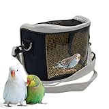 Parrot Carrier,Parakeet Outdoor Carrying Cage - Parakeet Travel Cage - for Macaw Conure Budgies Pet Parents Travelers Animal Lovers Trainers Vet Visit Short Trips Moving Houses