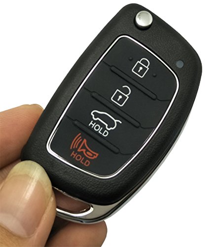 Replacement Key Fob Case Fit Hyundai Sonata Santa Fe Flip Key Remote Control Key Fob Shell