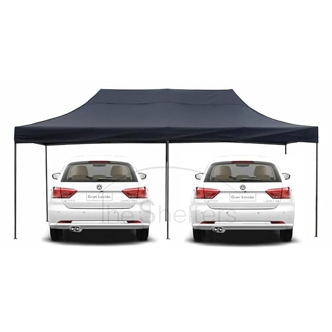 Image of THESHELTERS - 10x20 ft Pop Up Outdoor Canopy Tent, Instant Folding Portable Shelter Garden Tent for Decoration, Party, Event, Wedding & Camping (Black 00)