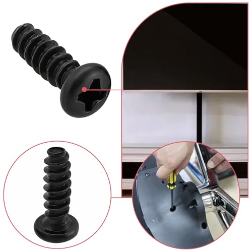 YINETTECH M4XL12 Ersatzschrauben für TV-Ständer und Führungsständer, kompatibel mit Samsung 6003-001782, 10 Stück