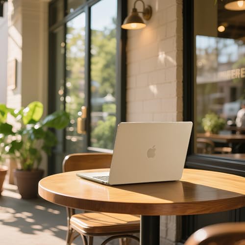 Image of EooCoo Case Compatible with MacBook Air 15 inch 2024 2023 Release M3 A3114 M2 A2941 Liquid Retina Display, Plastic Hard Shell Case + Keyboard Cover + Screen Protector, Crystal Starlight