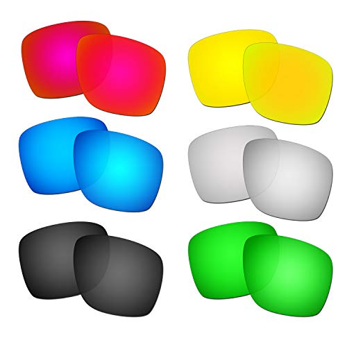 Lentille pour Oakley Sliver XL Rouge Bleu Noir de rechange soleil