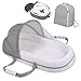 cojin antivuelco bebe,chichoneras cuna,cojin bebe,Cama de bebé portátil multifunción, nido para dormir, camas de viaje, nido de bebé para recién nacidos, cunas portátiles para bebé, multifunción