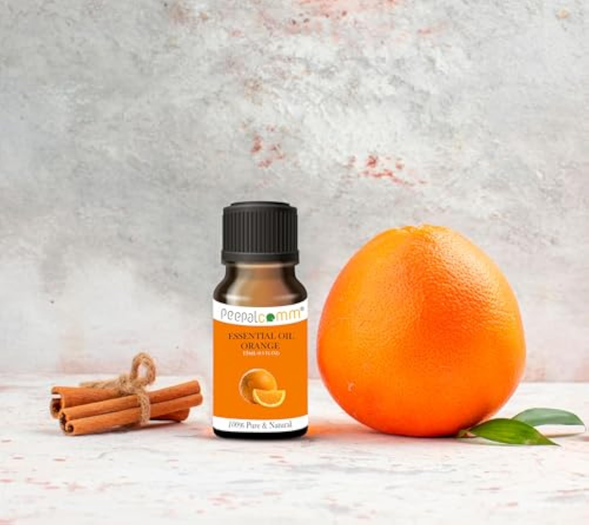 Peepalcomm Essential Oils, 2 Orange 1 Peppermint