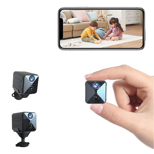 realhide 2026 Upgraded 4K WiFi Hidden Camera with Free Cloud Storage, 120° Mini Spy Cam, Smart Motion Detection, Night Vision, Wireless Indoor Nanny Cam for Home Security