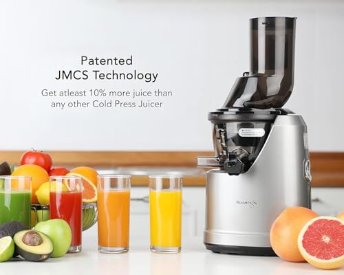 Image of Kuvings B1700 Dark Silver Cold Press Juicer for Home with Attachments, All-in-1 Juicer for Fruits, Vegetables & Nut Milk, Smoothie & Sorbet, Patented JMCS Technology 10% More Juice, 12 Yrs Warranty