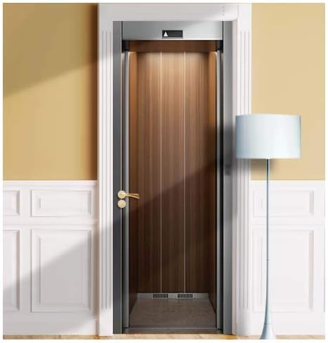 Miniatura 5 de Mural para puerta de ascensor. 1 calcomanía autoadhesiva, piel, envoltura, cubierta (30 x 80 pulgadas, Variante 2)