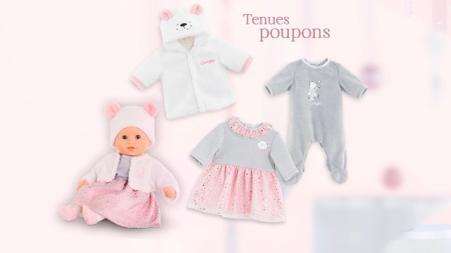 Corolle Robe 1001 fleurs pour poupon 30 cm - Neuve - emballée