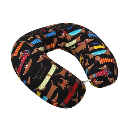 Almohada de poliéster para cuello tamaño único negra miniatura 2