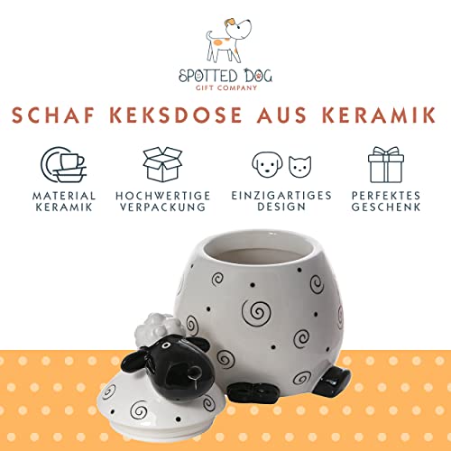 Keksdose Spotted Dog Gift Company aus Keramik mit Deckel, 2,2L
