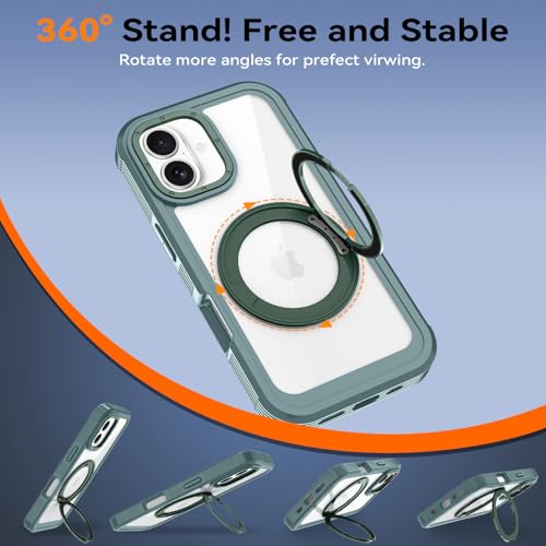 Coque iPhone 17 intégrale blindée béquille et protection d'écran intégrée