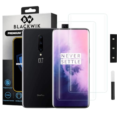 Image of Blackwik UV Curved Tempered Glass for OnePlus 7 Pro | 2-Pack