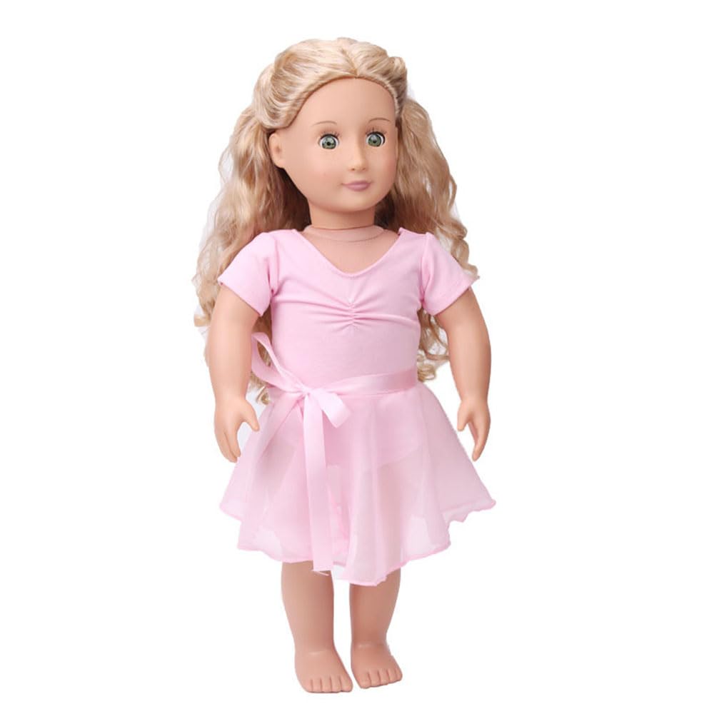 Robe de poupée en dentelle faite main pour poupées de 18