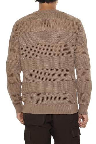 Forever 21 Men's Striped Crochet Sweater4