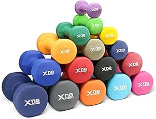 Xn8 Neoprene Dumbbells Hand Weights for Women Men Home Gym Exercise Fitness Weight Lifting Body Building Muscle Training Equipment Dumbbells Pair 4*2=8kg