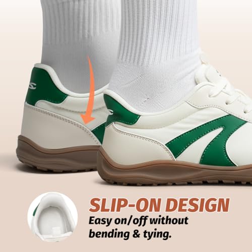 HOBIBEAR Wide Barefoot Shoes Hands Free Slip On Classic Retro Fashion Sneakers for Women Men - Image 3
