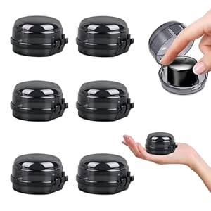 Small Size Gas Stove Knob Safety Covers: 6Pcs Child Proof Stove Covers Diameter 0.14 inches, Non-Universal Compact Size Baby Proof Oven knobs Locks for Only Height Under 1.65″