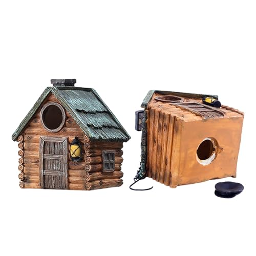 Abri pour oiseaux en résine murale de qualité supérieure pour jardin