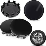 AWOXIHJ 4 Pezzi Coprimozzo 56/60 mm in Lega ABS di Alta Qualità - Tappi Stabile Universali Compatibili Con Audi e Volkswagen Cerchi