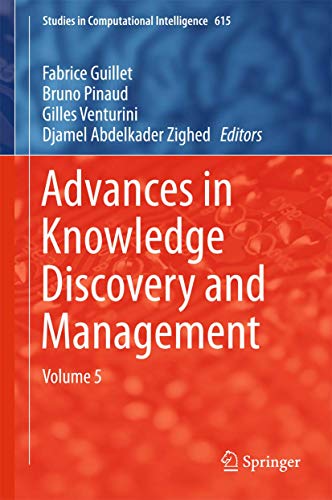 Advances in Knowledge Discovery and Management,... 3319237500 Book Cover