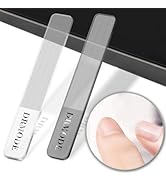 DRMODE Lot de 2 limes à ongles en verre Nano Glass pour polissage des ongles professionnel M