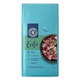 Hundefutter trocken 6 kg | Premium-Qualität | Ente mit Kürbis, Salbei und Grüntee-Extrakt | Trockenfutter für Hunde mit extra hohem Fleischanteil von 80%, getreidefrei und ohne unnötige Zusätze