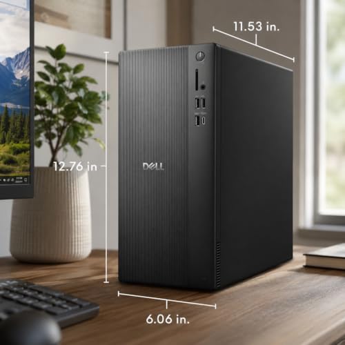 Image of Dell ECT1250 Tower, Intel Ultra 7 265F, 8TB SSD, 64GB RAM, RTX 5060 8GB | NEXVANT Upgraded Ai Computer, Wi-Fi 6, Keyboard and Mouse, 1 Year NEXVANT Warranty, Windows 11 Pro