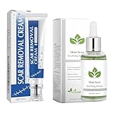 30 G Scar Removal Cream Y 50 Ml De Cicatricure Esencia Crema Para Cicatrices Quirurgicas,Calman Y Reparan,Delicado Pero Eficaz,Hidrata Profundamente,Se Absorbe FáCilmente,Apto Para Todo Tipo De Piel