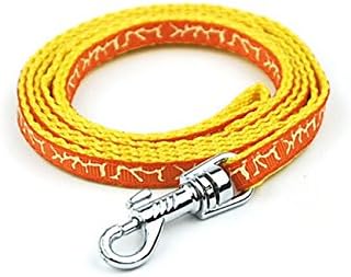 SMALLLEE_LUCKY_STORE Cat Harness Collar Giraffe Small Dog Kitten Halter Harnesses Pet Walking Vest Lead Adjustable Orange - Image 5