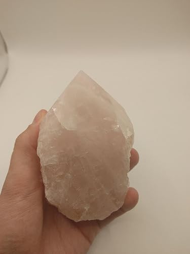 Punta pulida de cristal áspero (cuarzo ahumado grande)