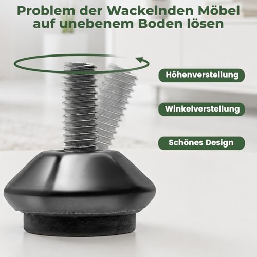 Patas para muebles de 15 cm ideales para elevar sofás y armarios 8