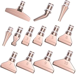 CDIYTOOL 13Pcs Diamond Brush Metal Nibs, DIY Diamond Painting Metal Pen Tips Multi Styles Placer Tips, 5D Diamond Painting Accessories Replacement Pen Heads (Rose Gold)