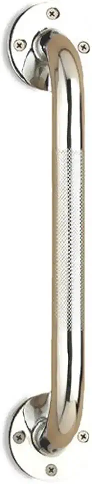 Wall Grab Bar Size: 12", Finish: Chrome