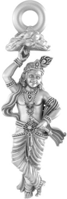 Pendentif Dieu Krishna argent sterling 925 idée cadeau porte-bonheur