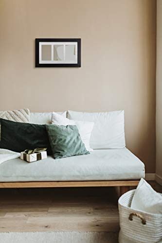 Kiera Grace Matted Classic Langford Picture Frame, 8" X 14", Black #TOP5