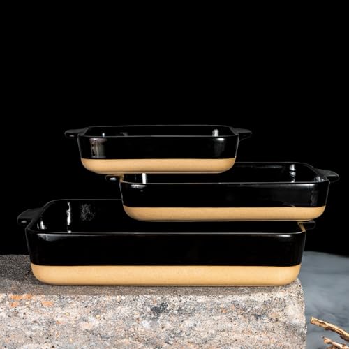 Plat à four céramique rectangulaire Lurch Terra Nova 32cm 2700ml noir - 4