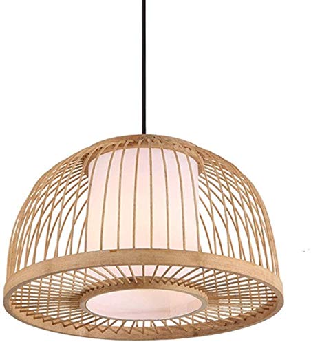Lustre créatif chinois haute finition suspension tissée E27 pour restaurant