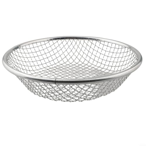 Tamiz de tierra de jardinería para arena, rocas, suciedad y compost, con pantallas de 2 mm/6 mm/10 mm, se adapta a cubos de 5 galones, tamiz de malla de alambre de hierro galvanizado resistente para