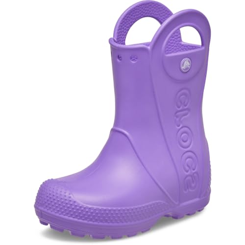 Image of Crocs Kids' Handle It Rain Boots | Waterproof Slip On Shoes | Kids' Rain Boots