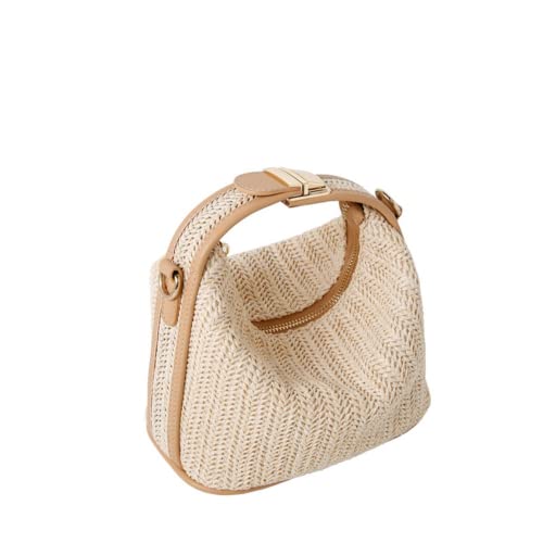 Straw Braided Shoulder Bag,Clutch Straw Bag, Crossbody Bag, Straw Handmade Bag,Woven Purse Summer for Women