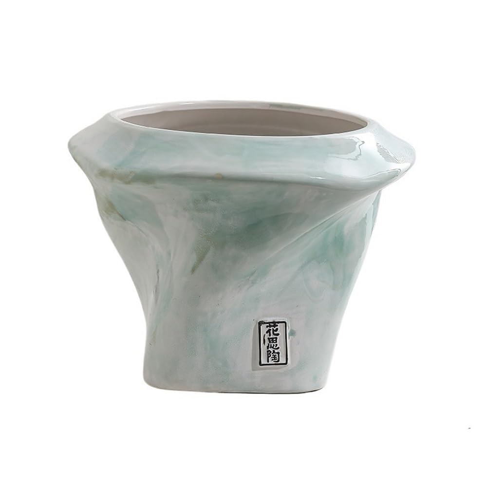 doniczki Ręcznie szczypta kreatywny kształt doniczka do salonu wewnętrzna zieleń orchidea ceramiczna doniczka doniczki ceramiczne
