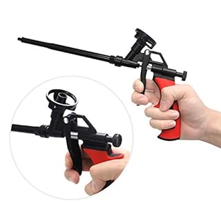 Foam Gun, Preciva Professional Foaming Guns, Needn't Cleaner PU Foams Expanding Applicator Tools, Heavy Duty Dispensing Insulation Foam-Sprayer for Caulking, Insulation